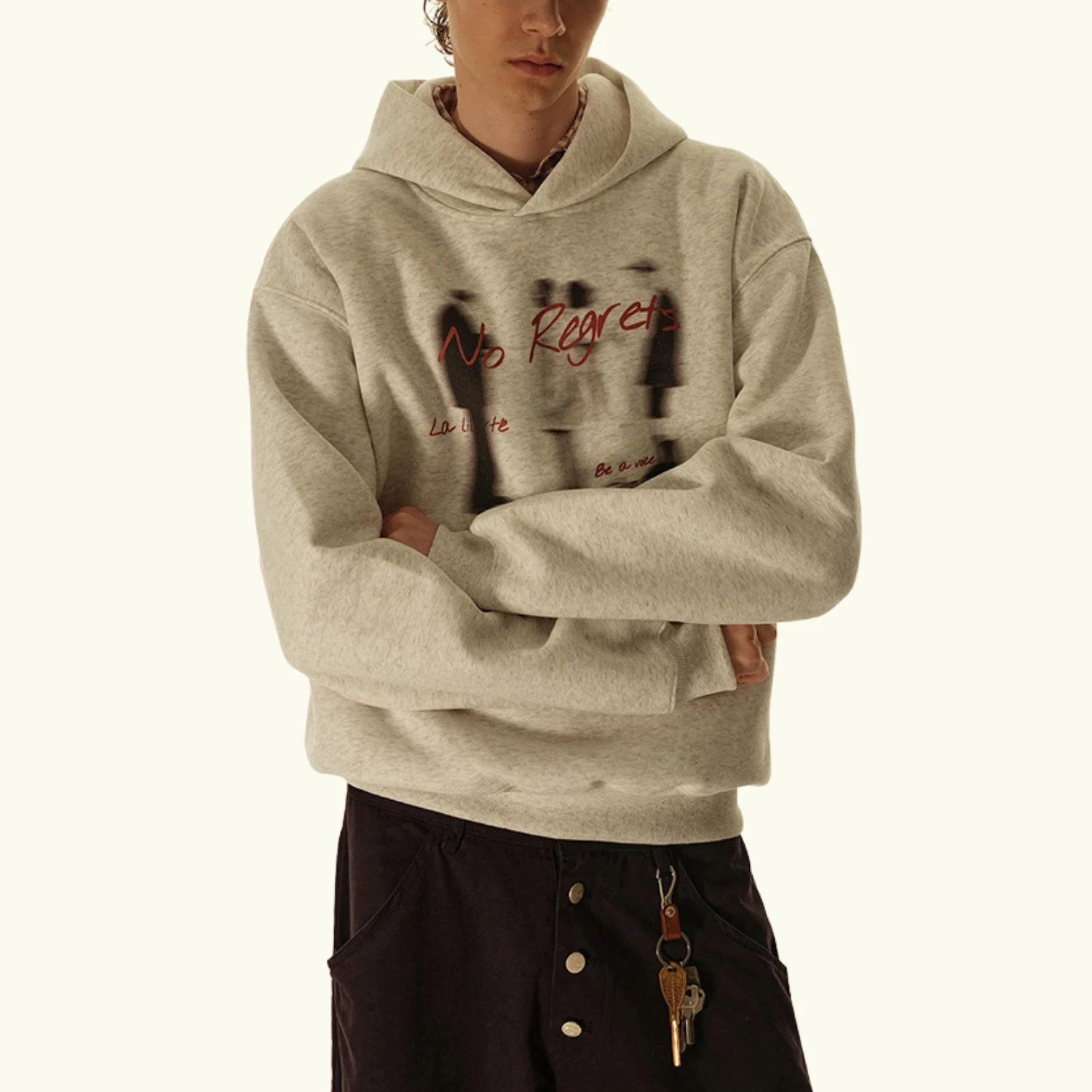 Washed Phantom Graphic Hoodies - Beauption