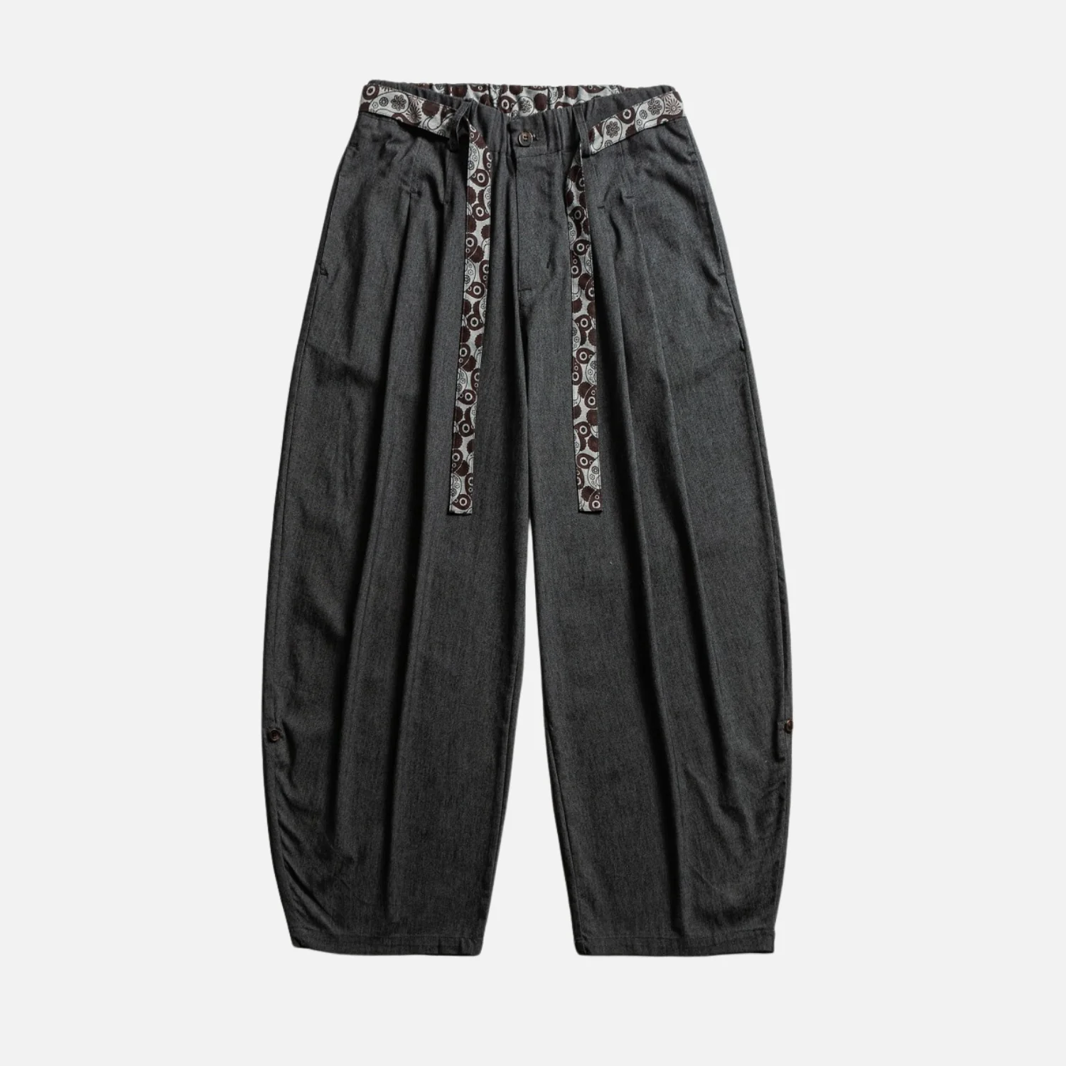 Wide-Leg Casual Baggy Pants - Beauption