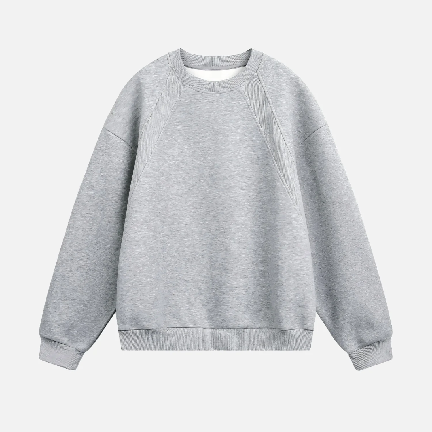 Heavyweight Space Cotton Crewneck Sweatshirt - Beauption