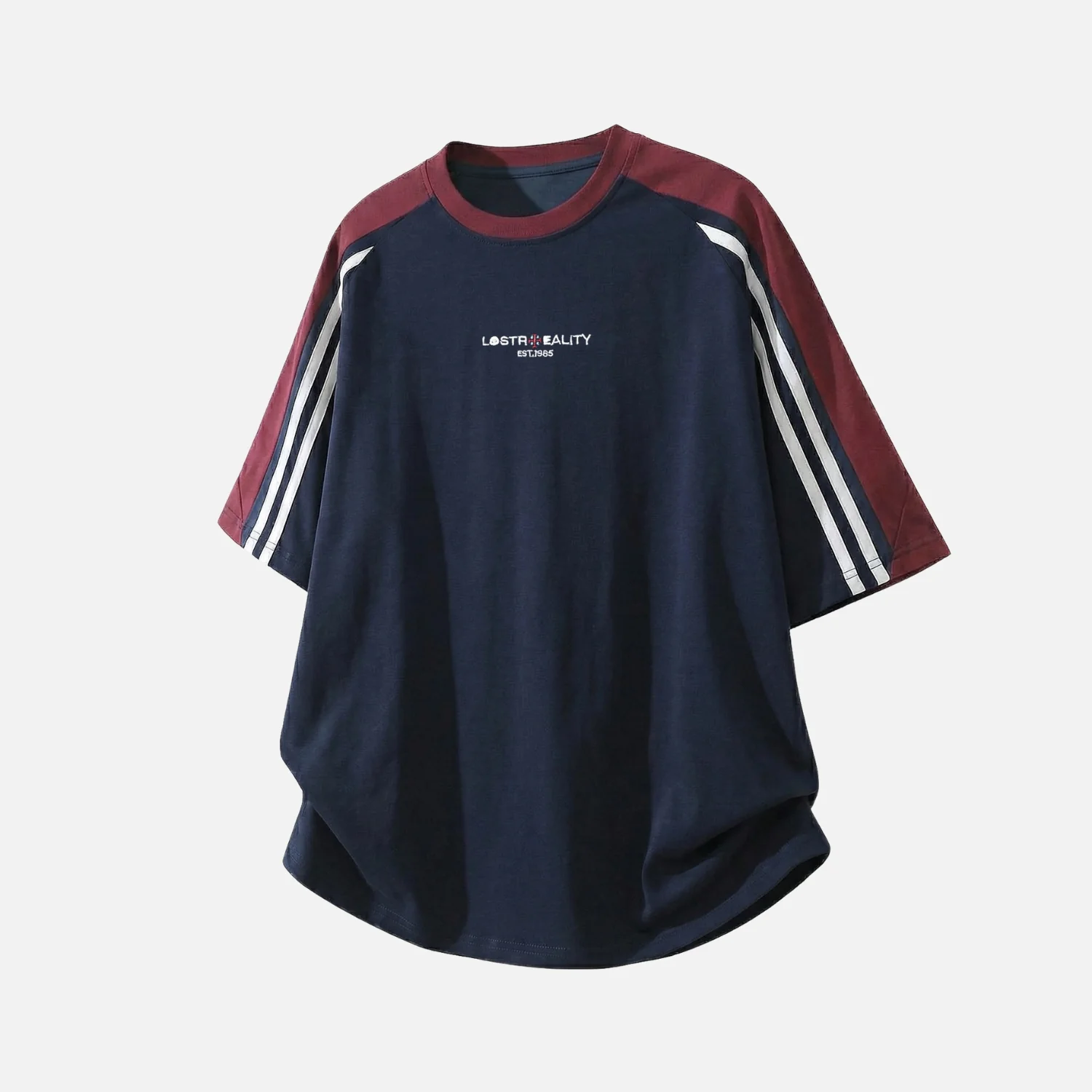 Vintage Raglan Graphic Cotton Tee - Beauption