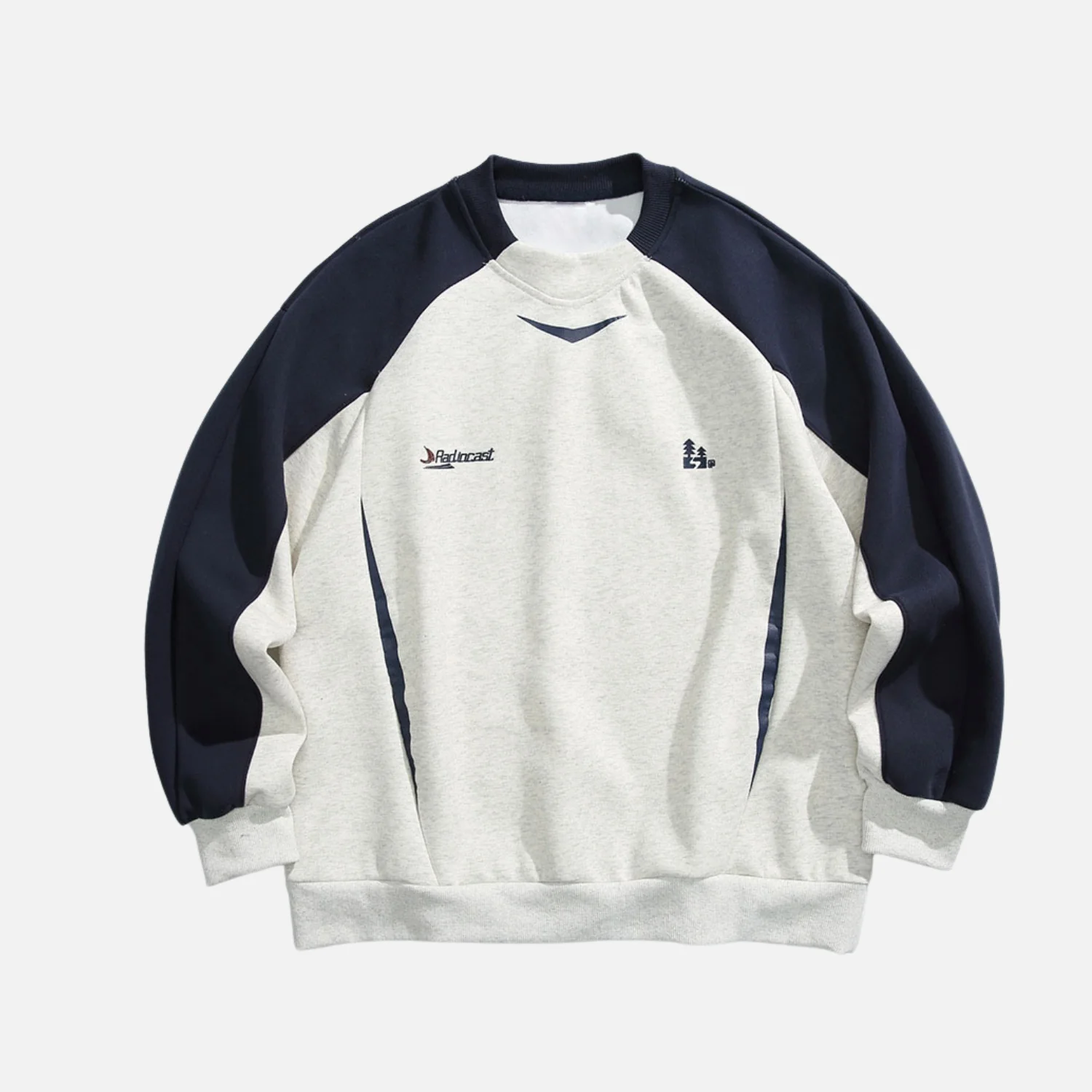 Streetwear Colorblock Crewneck Sweatshirt - Beauption