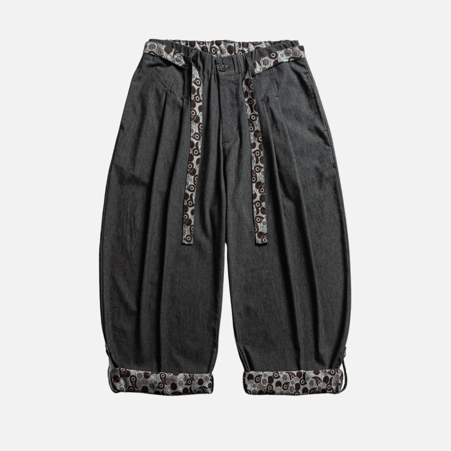 Wide-Leg Casual Baggy Pants - Beauption