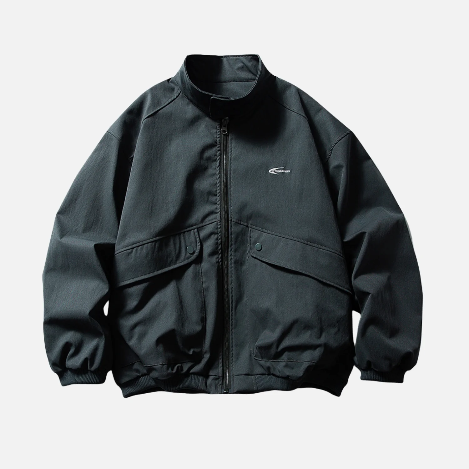 Embroidered Utility Jacket - Beauption