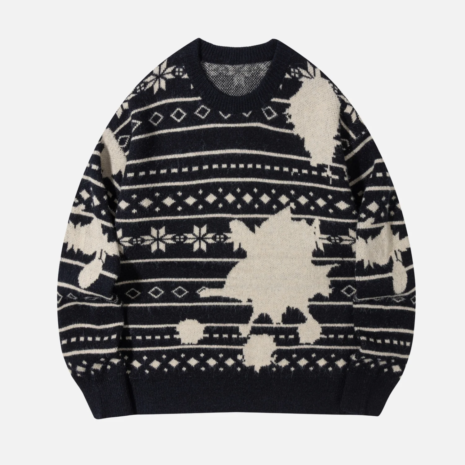 Jacquard Christmas Sweater - Beauption