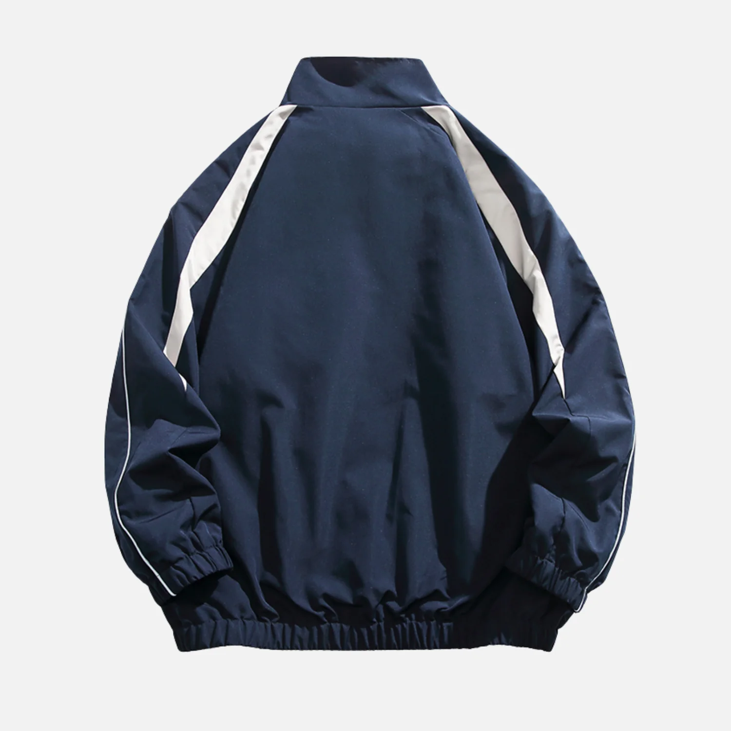 Patchwork Stand Collar Jacket - Beauption