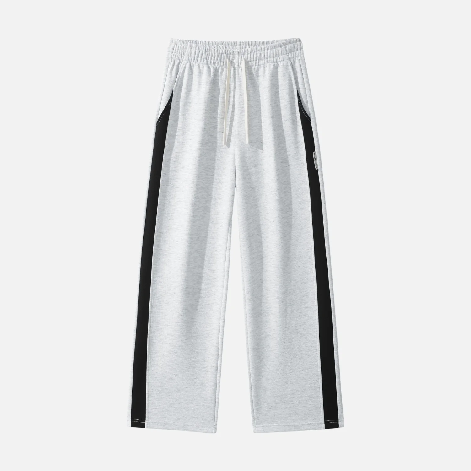 Colorblock Casual Straight-Leg Pants - Beauption