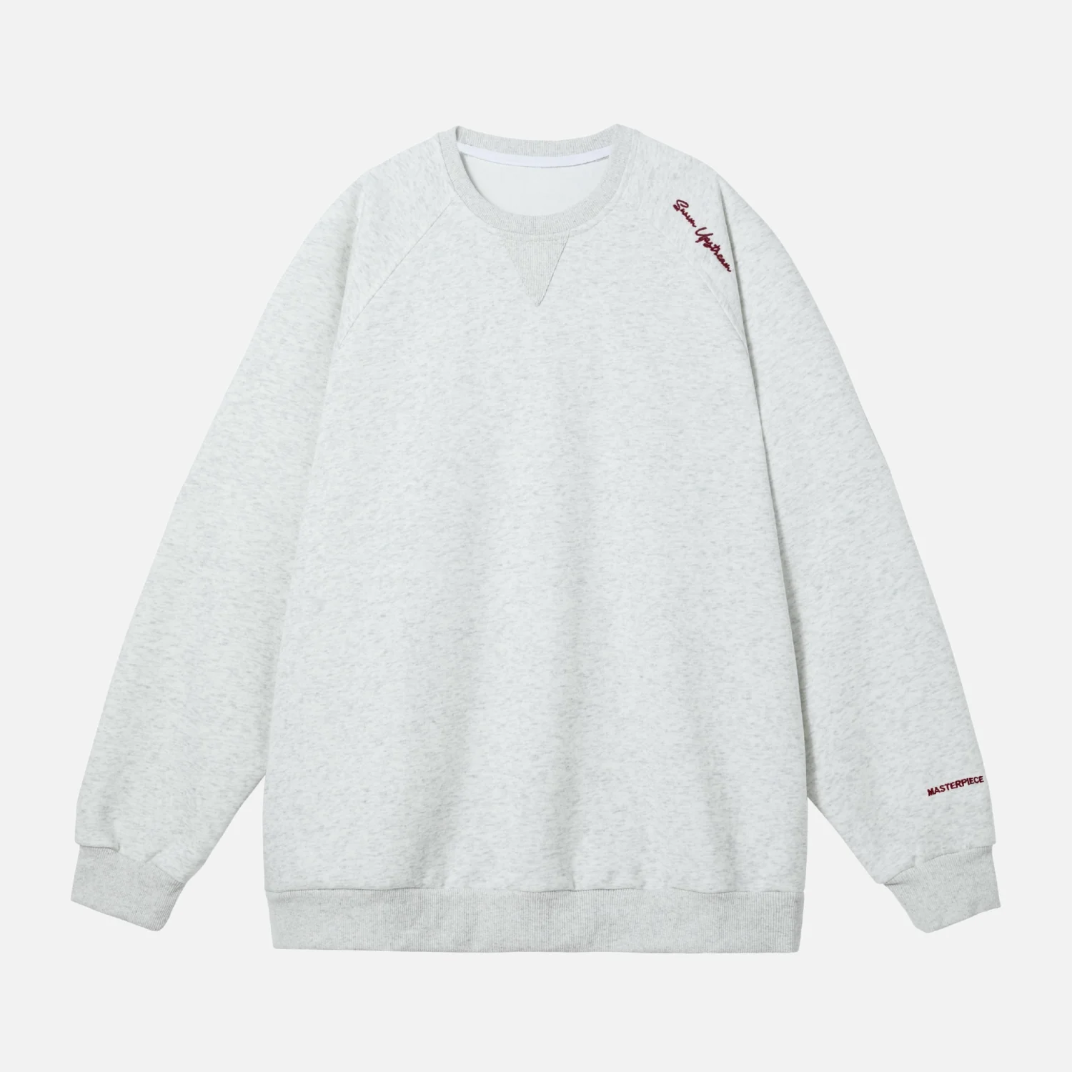 400G Colorblock Embroidered Sweatshirt - Beauption