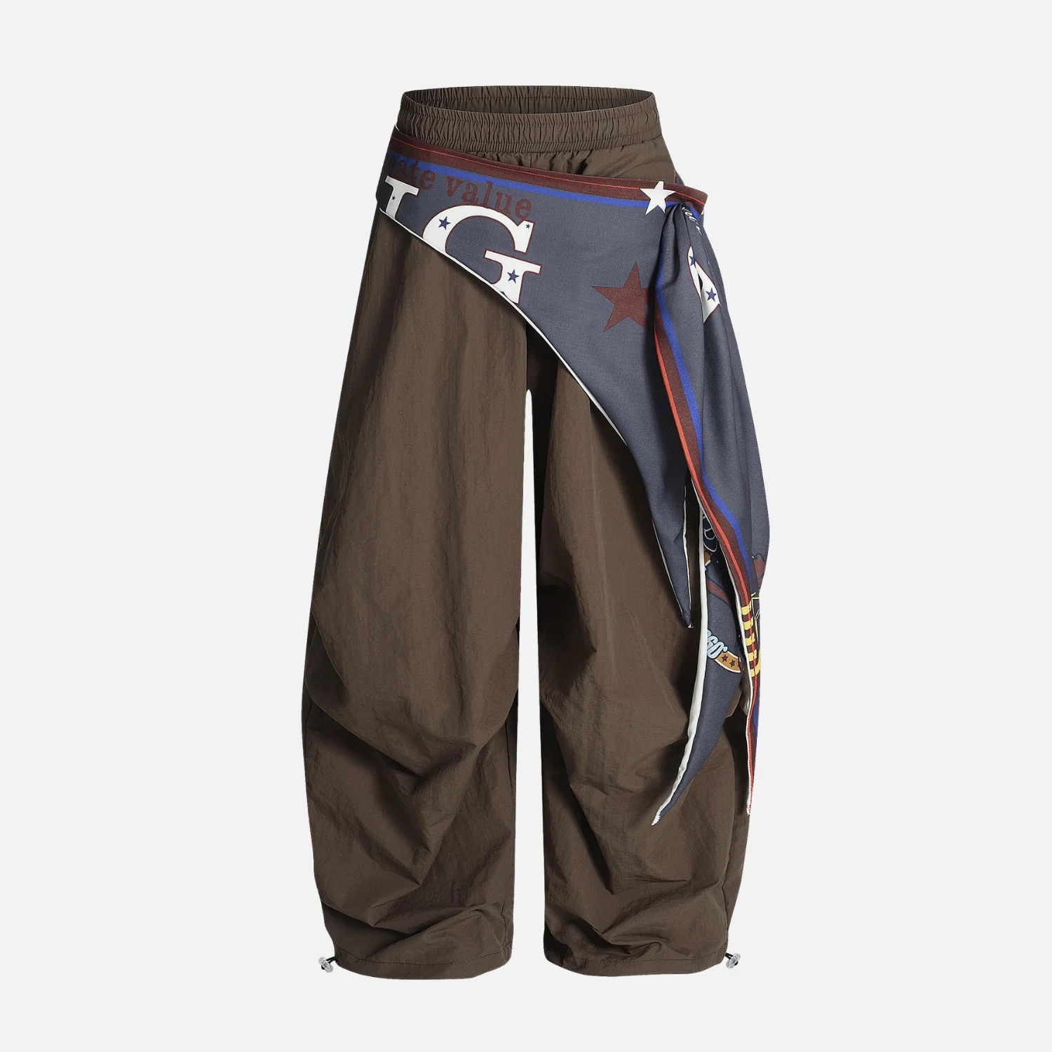 Vintage Paratrooper Wide-Leg Pants - Beauption