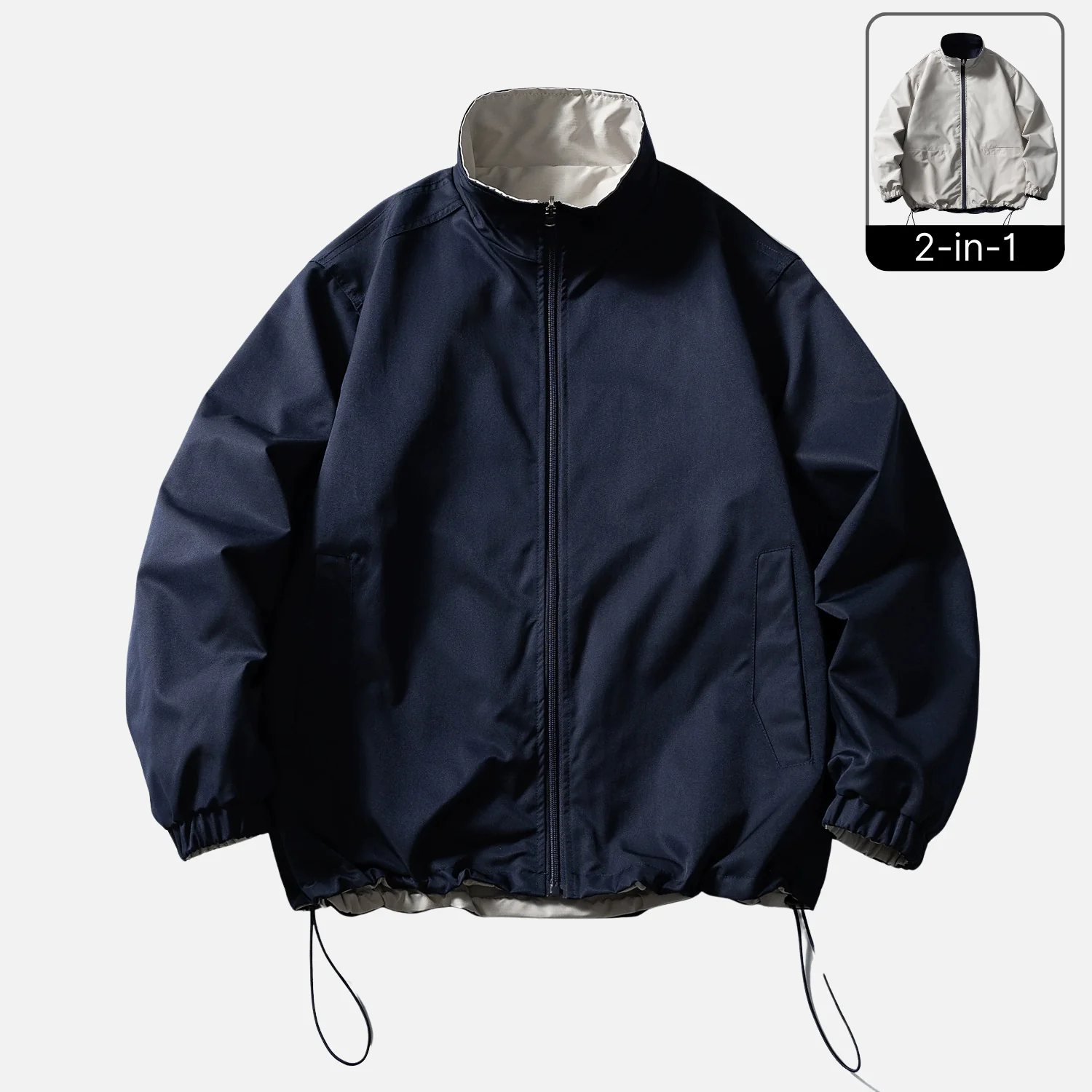 Reversible Techwear Utility Jacket - Beauption